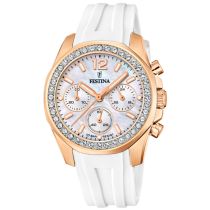 Festina F20611/1 Boyfriend Chronographe Montre Femme 38mm 10ATM