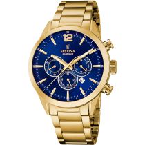 Festina F20633/2 Timeless Chronographe Montre Homme 44mm 5ATM