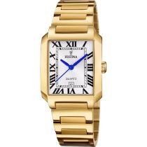 Festina F20680/1 Montre Femme Quartz Carrée 29mm 5ATM 