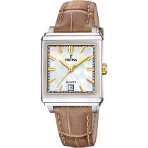 Festina F20682/4 Montre Femme Quartz Carrée 33mm 5ATM 