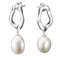 Thomas Sabo H2322-082-14 Boucles d'Oreilles Avec Perle Natural Beauty Argent Femme