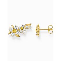 Thomas Sabo H2324-414-4 Clous d'oreilles fleur plaquée or Femmes