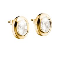 Thomas Sabo H2342-414-14 Clous d'oreilles Ovale Plaqué or 11,0 mm Femmes