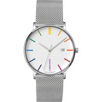 Junghans 41458044 Montre Homme FORM Quartz Bauhaus Édition 39mm 5ATM 