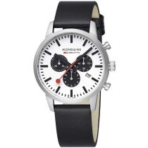 Mondaine MSD.41410.LBV Montre Homme SBB Neo Chronographe 41mm 5ATM