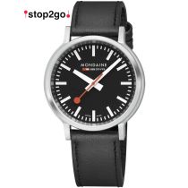 Mondaine MST.41020.LBV.2SE Montre Homme SBB Stop2Go 41mm 3ATM