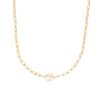 ANIA HAIE N043-05G Pearl Power Collier Femme, réglable