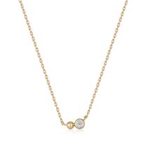 ANIA HAIE N045-02G-CZ Spaced Out Collier Femme, réglable