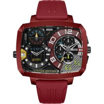 Nubeo NB-6084-02 Montre Homme Odyssey Triple Time-Zone Limitee Chronographe