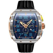 Nubeo NB-6088-01 Montre Homme Magellan Retrograde Chronographe 49mm 5ATM