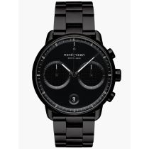 Nordgreen PI42BL3LBLTB Montre Homme Pioneer Chronographe 42mm 10ATM 