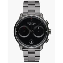 Nordgreen PI42GM3LGUBL Montre Homme Pioneer Chronographe 42mm 10ATM 