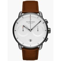 Nordgreen PI42GMLEBRXX Montre Homme Pioneer Chronographe 42mm 10ATM 