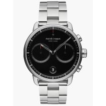 Nordgreen PI42SI3LSIBL Montre Homme Pioneer Chronographe 42mm 10ATM 