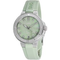 Oris 01 733 7770 4157-07 4 18 67FC Montre Femme Aquis Date 36,5mm 30ATM