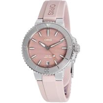 Oris 01 733 7770 4158-07 4 18 66FC Montre Femme Aquis Date 36,5mm 30ATM