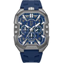 Police PEWGO0092205 Montre Homme Bullhead Chronographe 43mm 5 ATM
