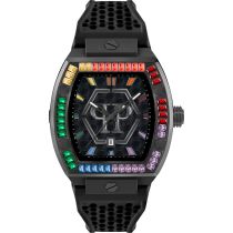 Philipp Plein PWPUA0324 Montre Homme The Hexagon Phantom 44mm 5ATM 