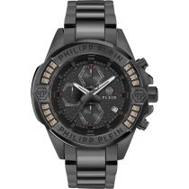 Philipp Plein PWWFA0725 Montre Homme The $kull Chrono 45mm 5ATM 