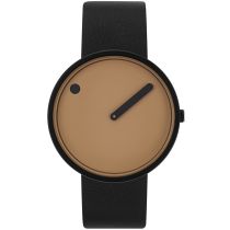 Picto 43349-4120B Unisex Cappucciono Brown 40mm 5ATM