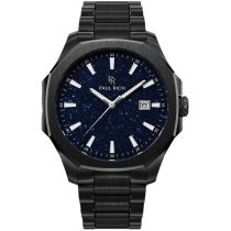 Paul Rich PR-46700 Montre Homme Mercer Aventurine Black Blue 40,5 mm 5ATM  