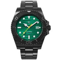 Paul Rich PR-46712 Montre Homme Crystal Bay Midnight Reef Black Green 40mm 5ATM 