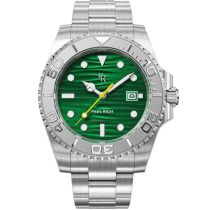 Paul Rich PR-46707 Montre Homme Crystal Bay Emerald Isle Silver Green 40mm 5ATM 