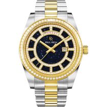Paul Rich PR-47457 Montre Homme Crown Legacy Silver Gold Aventurine Blue 40mm 5ATM