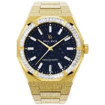 Paul Rich PR-46705 Montre Homme Moissanite Frosted Star Dust II Gold 43mm 5ATM 