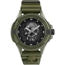 Philipp Plein PWUBA0423 The $kull Ecoceramic Montre Homme 44mm 5ATM