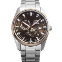 Orient RA-AK0313Y30B Montre HommeStretto Sun & Moon Automatique 42mm 5ATM