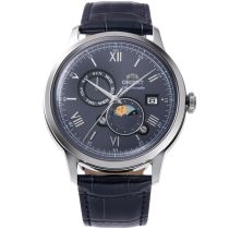 Orient RA-AK0806L30B Montre Homme Bambino Sun & Moon 41mm 3ATM