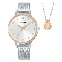Lorus RG288XX9 Montre Femme Set Avec Collier 32mm