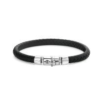 Rebel & Rose Bracelet Half Round Braided RR-L0133-S-L Homme