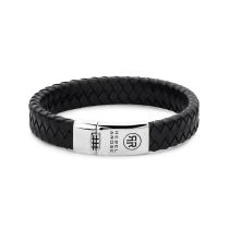 Rebel & Rose Bracelet Braided Flat RR-L0141-S-L+ Homme