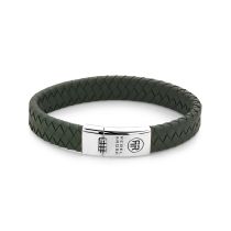 Rebel & Rose Bracelet Braided Flat RR-L0148-S-L+ Homme