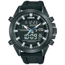 Lorus RW671AX9 Montre Homme Analogue-Digitale Alarme Chronographe 45mm 10ATM 