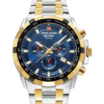 Swiss Alpine Military 7043.9145 Star Fighter Chronographe Montre Homme 47mm 10ATM