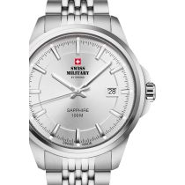 Swiss Military SM34104.02 Montre Homme Classique Verre Saphir 40mm 10ATM