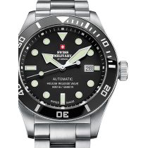 Swiss Military SMA34075.01 Automatique Montre Homme 44mm 50ATM