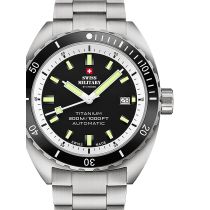 Swiss Military SMA34100.02 Diver Titane Automatique Montre Homme 42mm 30ATM