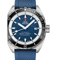 Swiss Military SMA34100.09 Diver Titane Automatique Montre Homme 42mm 30ATM