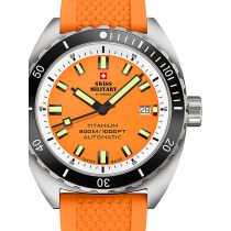 Swiss Military SMA34100.10 Diver Titane Automatique Montre Homme 42mm 30ATM