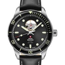 Swiss Military SMA34106.15 Montre Homme Automatique Open-Heart Diver 42mm 20ATM