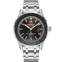 Swiss Military Hanowa SMWGH0003203 Montre Homme Afterburn GMT 44mm 10ATM 
