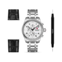 Swiss Military Hanowa SMWGI0005701-SET Montre Homme Thunderbolt Northern Night Chronographe Set 43mm 10 ATM