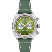 Spinnaker SP-5068-06 Montre Homme Hull Chronographe Shire Green 42mm 10ATM