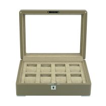 Rothenschild RS-3420-8-TA-TAN Boîte à montres brun [8] avec velours beige