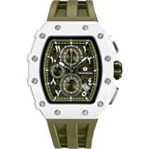 Tsar Bomba TB8204QA-03 Montre Homme Elemental Biocéramique Chronographe 43mm 5ATM 