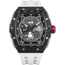 Tsar Bomba TB8210CF2-02 Montre Homme Elemental Carbone Automatique 46mm 5ATM 